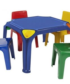KID002 - Kiddies Table with pencil groove and holder (Virgin)- Buzzy Bee