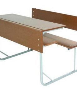 SCH006 - Junior Double Combination School Desk - Supawood