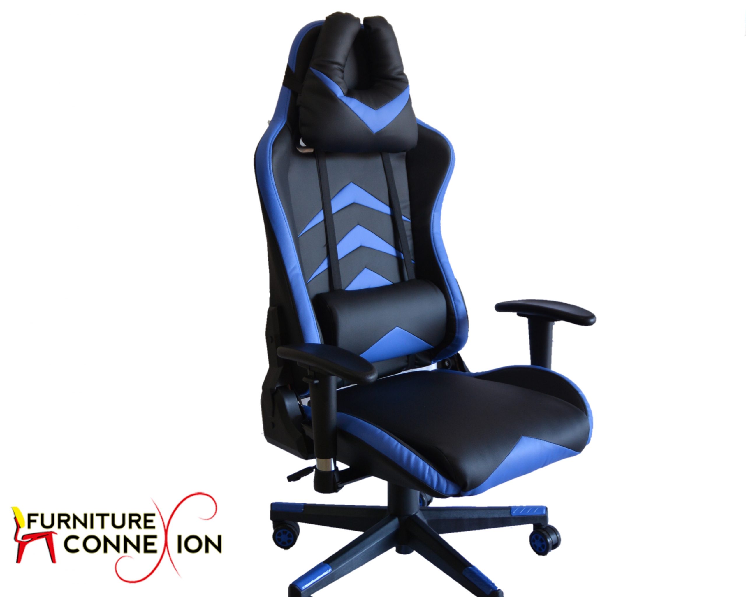 Gaming Chair (Blue & Black) – Furniture Connexion