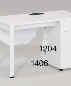 White Office Desk With Draws